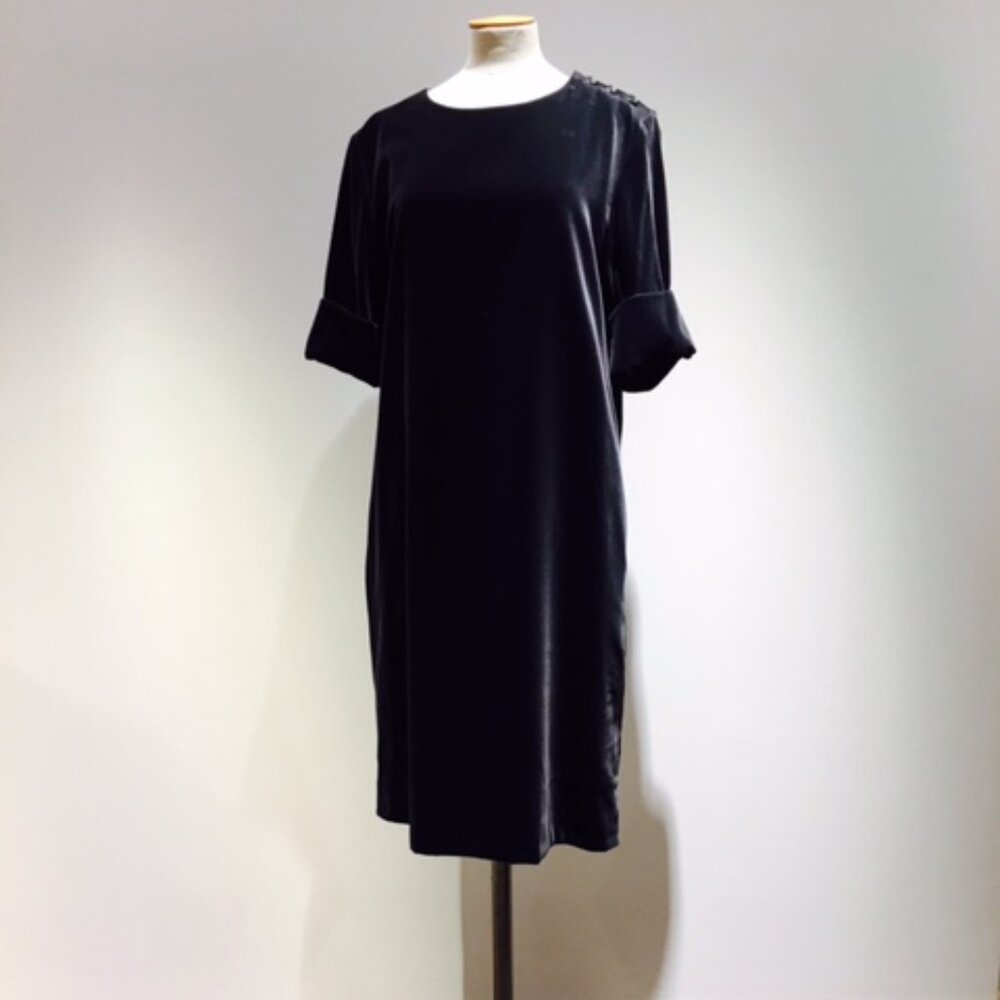 Margaret Howell Grey Velvet Dress
